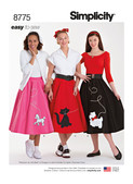 Simplicity S8775 | Misses' Costumes | Front of Envelope