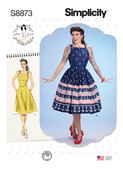 Simplicity S8873 | Misses' Dress by Patterns by Gertie | Front of Envelope