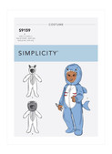 Simplicity S9159 | Babies' Animal Costumes | Front of Envelope