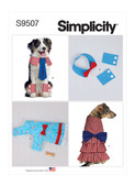 Simplicity S9507 | Pet Collars, Cuffs and Dresses | Front of Envelope