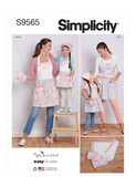 Simplicity S9565 | Children's and Misses' Aprons and Accessories | Front of Envelope
