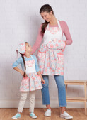 Simplicity S9565 | Children's and Misses' Aprons and Accessories
