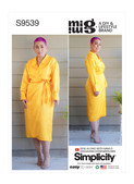 Simplicity S9539 | Misses' Dress | Front of Envelope