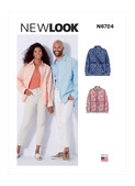 New Look N6724 | Unisex Shirt | Front of Envelope