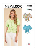 New Look N6733 | Misses' Knit Tops | Front of Envelope