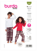 Burda Style BUR9250 | Children's Co-ords | Front of Envelope