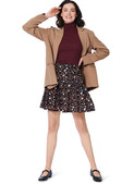 Burda Style BUR5978 | Misses' Tiered Skirt with Elastic Waist