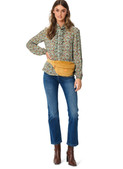 Burda Style BUR5981 | Misses' Long Sleeve Blouse with Tucks on Sleeves