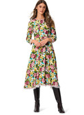 Burda Style BUR5983 | Misses' Dress with Waistband and Wide or Narrow Skirt