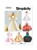 Simplicity S9662 | Holiday Fashion Doll Clothes | Front of Envelope