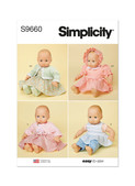 Simplicity S9660 | 15" Baby Doll Clothes | Front of Envelope