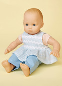 Simplicity S9660 | 15" Baby Doll Clothes