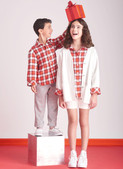 Simplicity S9691 | Girls', Boys' and Adults' Lounge Shirt, Cardigan, Shorts and Joggers