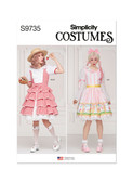 Simplicity S9735 | Misses' Costume | Front of Envelope