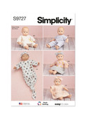 Simplicity S9727 | 15" Baby Doll Clothes, Hat and Headband | Front of Envelope
