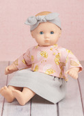 Simplicity S9727 | 15" Baby Doll Clothes, Hat and Headband