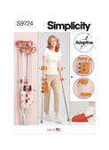 Simplicity S9724 | Crutch Pads, Bag and Toe Cover | Front of Envelope