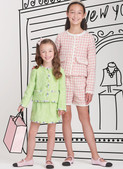 Simplicity S9721 | Children's and Girls' Jackets, Skirt and Shorts