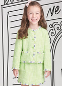 Simplicity S9721 | Children's and Girls' Jackets, Skirt and Shorts