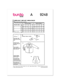 Burda Style BUR9248 | Burda Style Pattern 9248 Children's Shirt, Waistcoat and Vest | Back of Envelope