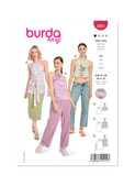 Burda Style BUR5891 | Burda Style Pattern 5891 Misses' Top | Front of Envelope