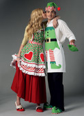 McCall's M6860 (Digital) | Holiday Aprons, Oven Mitts, Hat, Slippers, and Table Leg Decorations