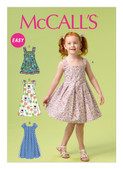 McCall's M6878 (Digital) | Children's/Girls' Pleated Dresses | Front of Envelope