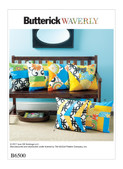 Butterick B6500 (Digital) | Pillow Covers with Contrast Front Sections | Front of Envelope