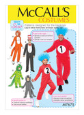 McCall's M7675 (Digital) | Adult/Child/Boy's/Girl's Costumes | Front of Envelope
