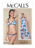 McCall's M7787 (Digital) | Misses' Bikini, Jumpsuit and Belt | Front of Envelope