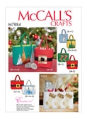 McCall's M7884 (Digital) | Holiday Gift Bags | Front of Envelope