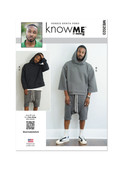 Know Me ME2023 | Men's Hoodie and Shorts by Norris Dánta Ford | Front of Envelope