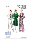Vogue Patterns V1947 | Misses’ Evening Dress Vintage 1970's | Front of Envelope