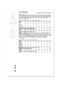 Vogue Patterns V1935 | Misses' Dress by Julio Cesar | Back of Envelope