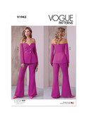 Vogue Patterns V1943 | Misses' Jacket and Pants | Front of Envelope