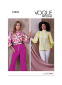 Vogue Patterns V1939 | Misses' Top | Front of Envelope