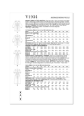 Vogue Patterns V1934 | Misses' Dress in Two Lengths | Back of Envelope