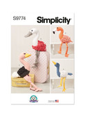Simplicity S9774 | Decorative Plush Birds by Carla Reiss Design | Front of Envelope
