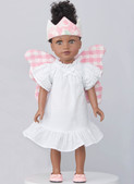 Simplicity S9765 | Children's Wings in Sizes S-M-L, Crown, Tote, Backpack and Wings and Crown for Doll or Plush
