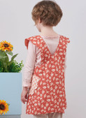 Simplicity S9767 | Children's and Misses' Wrap Around Apron and Scarf Hat by Ruby Jean's Closet