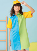 Simplicity S9763 | Girls' Shirtdresses, Shirts and Hat