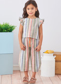 Simplicity S9761 | Children's and Girls' Dress, Top and Pants