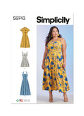 Simplicity S9743 | Women's Dresses | Front of Envelope
