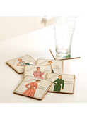 Simplicity Vintage Day of a Dame Coasters