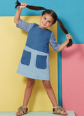 Butterick B6937 | Children's and Girls' Dress, Romper and Hat in Sizes S-M-L