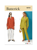 Butterick B6932 | Misses' Top and Pants | Front of Envelope