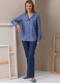 Butterick B6924 | Misses' Shirts By Palmer/Pletsch