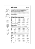 McCall's M8399 | Men's Costumes | Back of Envelope