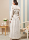 McCall's M8381 | Misses' Robe, Tie Belt and Nightgown by Laura Ashley