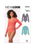 New Look N6752 | Misses' Knit Bodysuits | Front of Envelope